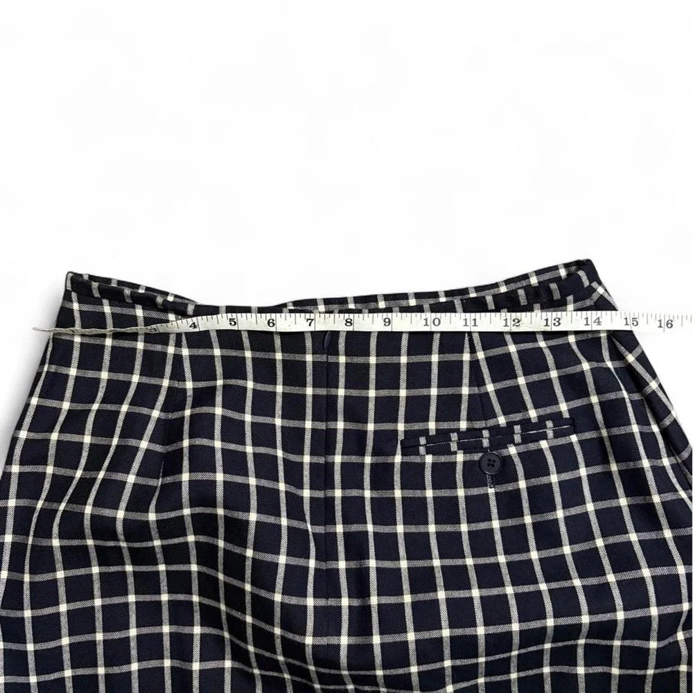 Vintage Lauren Ralph Lauren Plaid Pencil Skirt Size 8 Preppy Academia